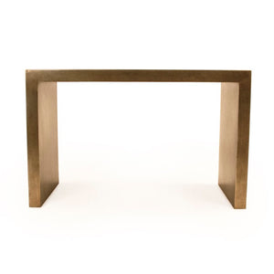 Zentique Aristide Iron Console Table W50 x H31.5 x D24.25 — Slim Industrial Elegance for Foyer, Sofa, Display (98 chars) EZT195118
