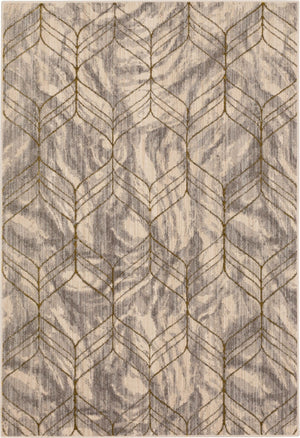 Karastan Rugs Axiom Ebb Machine Woven Polyester Modern/Contemporary Area Rug Dove 5' 3" x 7' 10"