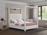 Eden Cream Boucle Fabric King Bed EdenCream-K Meridian Furniture