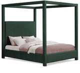 Eden Green Boucle Fabric King Bed EdenGreen-K Meridian Furniture