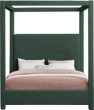 Eden Green Boucle Fabric Queen Bed EdenGreen-Q Meridian Furniture
