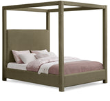Eden Olive Boucle Fabric King Bed EdenOlive-K Meridian Furniture
