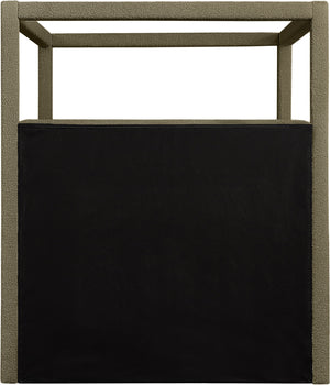 Eden Olive Boucle Fabric King Bed EdenOlive-K Meridian Furniture