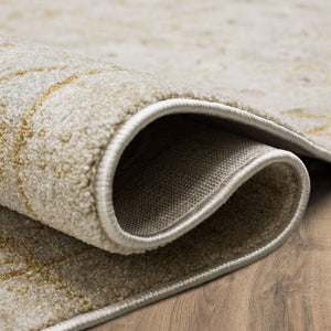 Karastan Rugs Windemere Edenhall Machine Woven  Area Rug Cream 10' x 14'