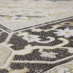 Karastan Rugs Windemere Edenhall Machine Woven  Area Rug Gray 10' x 14'