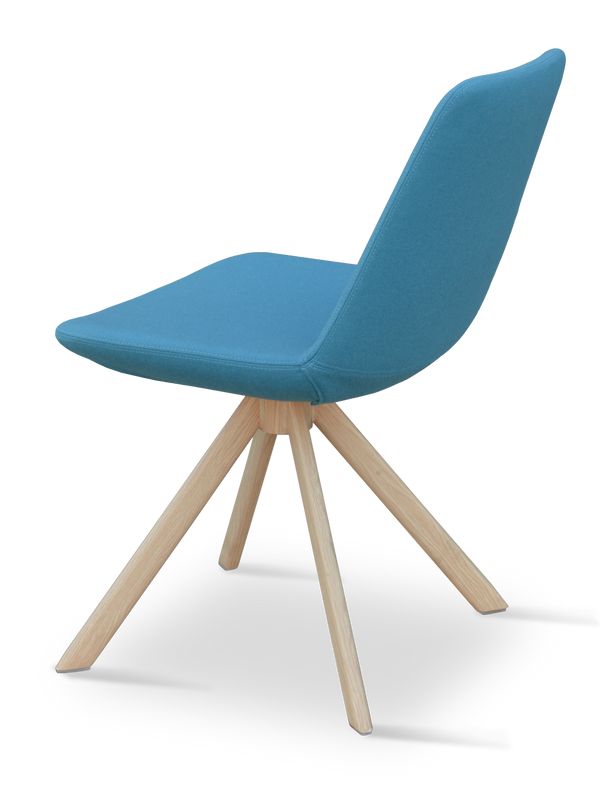 Soho Concept Eiffel Sword Swivel Dining Chair - Luxurious Upholstery & Stylish Metal Finishes, 10-year Guarantee Turquoise  Soho-concept-dining-chair-03668