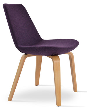 Soho Concept Eiffel Plywood Dining Chair With Luxurious Fabric Options & 10-year Guarantee - Elegant & Sturdy Natural  Soho-concept-dining-chair-03660