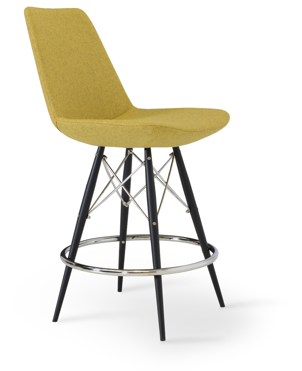 Soho Concept Eiffel Barstools & Counterstools In Camira Blazer Wool Fabric - Stylish, Durable & Guaranteed! Turquoise  Soho-concept-dining-chair-08293