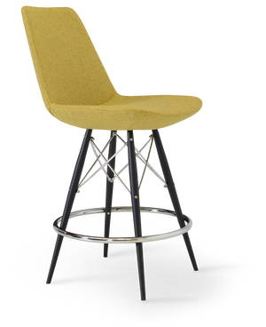 Soho Concept Eiffel Barstools & Counterstools In Camira Blazer Wool Fabric - Stylish, Durable & Guaranteed!   Soho-concept-dining-chair-08290
