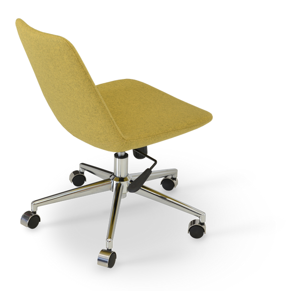 Soho Concept Eiffel Office Chair With Camira Era Fabric - 10-year Durability, Adjustable Height & Stylish Finish Amber  Soho-concept-dining-chair-11820