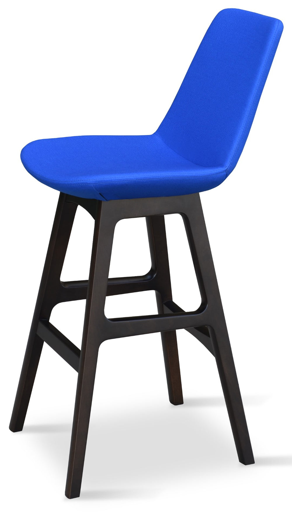 Soho Concept Eiffel Arm Barstools & Counterstools - Premium Fabrics, Solid Wood, 10-year Guarantee, Ergonomic Design Blue  Soho-concept-dining-chair-08307