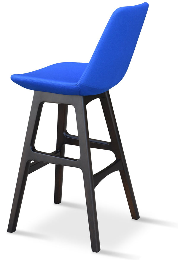 Soho Concept Eiffel Arm Barstools & Counterstools - Premium Fabrics, Solid Wood, 10-year Guarantee, Ergonomic Design Blue  Soho-concept-dining-chair-08308