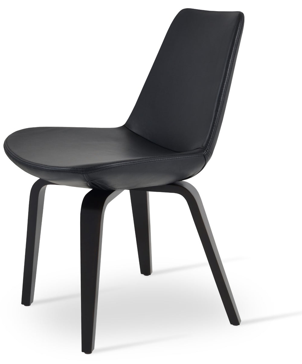 Soho Concept Eiffel Plywood Armchair With Camira Boucle Fabric - Elegant Design, 10-year Guarantee, Comfort Focused Black  Soho-concept-dining-chair-03304