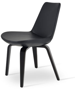 Soho Concept Eiffel Plywood Armchair With Camira Boucle Fabric - Elegant Design, 10-year Guarantee, Comfort Focused Black  Soho-concept-dining-chair-03304
