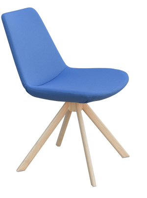 Soho Concept Eiffel Sword Swivel Dining Chair - Luxurious Camira Blazer Wool, 10-year Guarantee, Elegant Design Blue,Natural  Soho-concept-dining-chair-03511