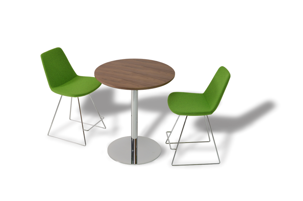Soho Concept Eiffel Wire Barstools & Counterstools In Camira Era Fabric - Customizable Finishes, 10-year Warranty!   Soho-concept-dining-chair-08348