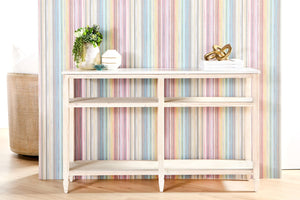 Essentials For Living Emerie Narrow Console Table - Whitewashed Pine & Quartz Top, Stylish Storage For Entryways & More White Wash Pine,White Quartz Solid Pine Wood,Solid Quartz 8016-n.Ww-pne/Whtq