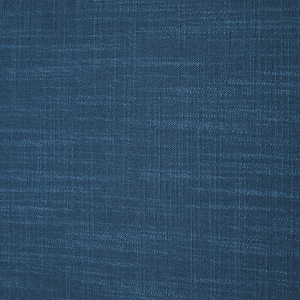 Meridian Furniture Emerson Four Post Canopy Full Bed Linen Upholstered Mid-century Modern Frame for Bedroom Navy EmersonNavy-F