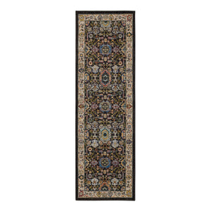 Enmity Charcoal 2' 4" x 7' 10" Area Rug Karastan Rugs
