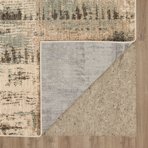 Karastan Rugs Vanguard by Drew & Jonathan Home Ephemeral Machine Woven Triexta Modern/Contemporary Area Rug Robin's Egg Blue 2' 4" x 7' 10"