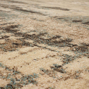 Karastan Rugs Vanguard by Drew & Jonathan Home Ephemeral Machine Woven Triexta Modern/Contemporary Area Rug Robin's Egg Blue 2' 4" x 7' 10"