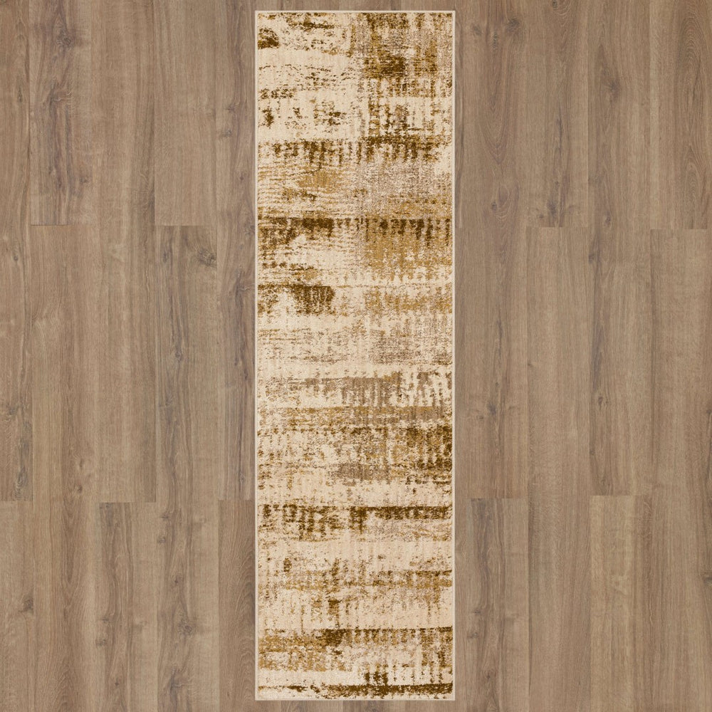 Karastan Rugs Vanguard by Drew & Jonathan Home Ephemeral Machine Woven Triexta Modern/Contemporary Area Rug Desert 2' 4" x 7' 10"