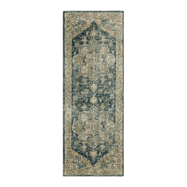 Ezine Blue 2' 7" x 7' 3" Area Rug Karastan Rugs