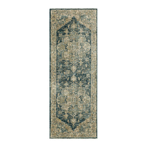 Ezine Blue 2' 7" x 7' 3" Area Rug Karastan Rugs