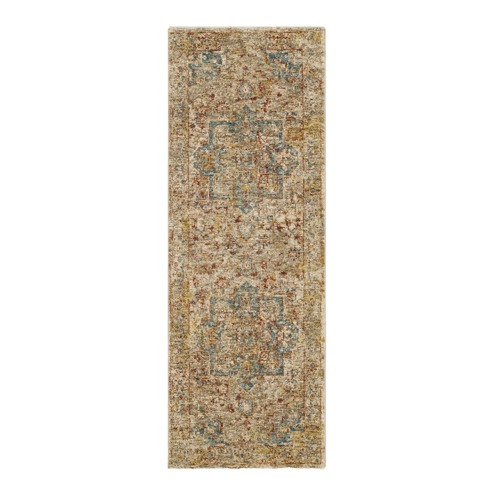 Ezine Blue 2' 7" x 7' 3" Area Rug Karastan Rugs
