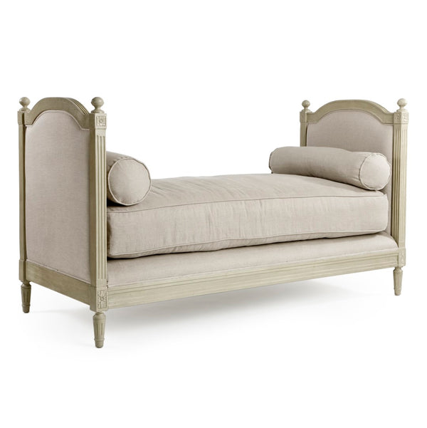 Antoinette Daybed Grey Birch, Natural Linen F001 257-1 A003 Zentique