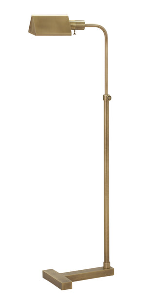 House Of Troy Fairfax Adjustable Pharmacy Lamp - Elegant Floor Lighting Solution For Stylish Interiors & Versatile Use Antique Brass Metal F100-ab