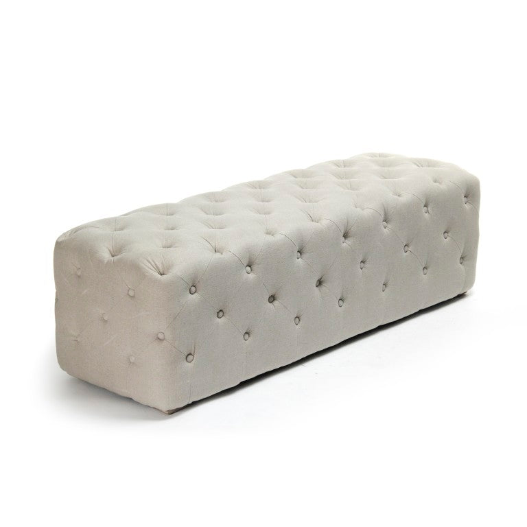 Zentique Oliver Tufted Bench - Thumbnail 5