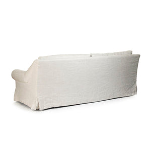 Bert Sofa Limed Grey Oak, Cream Natural Linen F230-3.5 E272 A015-A Zentique