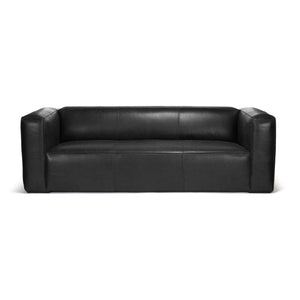 Zentique Joelle Sofa with Solid Oak Frame and Premium Leather Upholstery — Timeless Comfort, Clean Lines F232-3