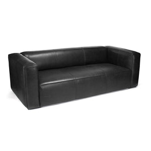 Zentique Joelle Sofa with Solid Oak Frame and Premium Leather Upholstery — Timeless Comfort, Clean Lines F232-3