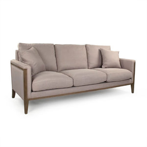 Zentique Sofa crafted with beech wood frame and breathable cotton upholstery for durable, cozy everyday comfort W83 x H33 x D34 F443-3 E993-B C130