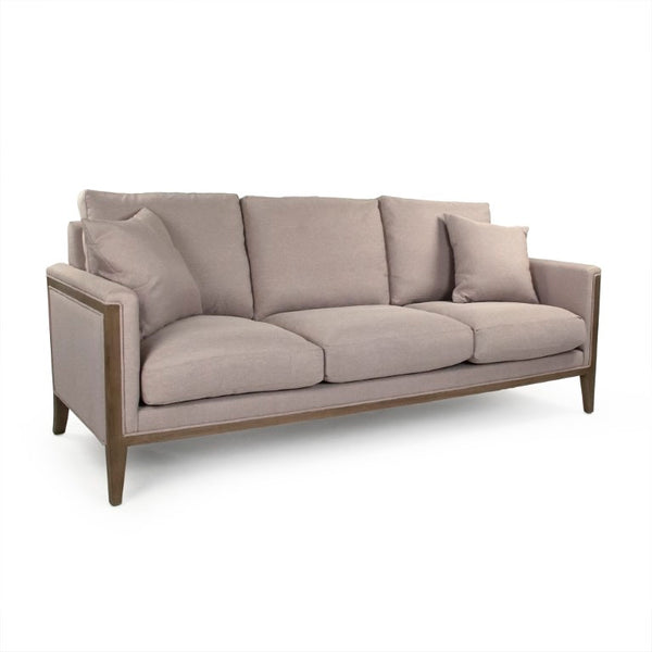 Zentique Sofa crafted with beech wood frame and breathable cotton upholstery for durable, cozy everyday comfort W83 x H33 x D34 F443-3 E993-B C130