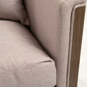 Zentique Sofa crafted with beech wood frame and breathable cotton upholstery for durable, cozy everyday comfort W83 x H33 x D34 F443-3 E993-B C130