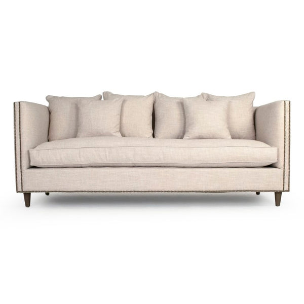 Zentique Sofa crafted with beech wood frame and breathable cotton upholstery for durable, cozy everyday comfort W83 x H34 x D33 F444-3 E993-B C128