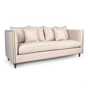 Zentique Sofa crafted with beech wood frame and breathable cotton upholstery for durable, cozy everyday comfort W83 x H34 x D33 F444-3 E993-B C128