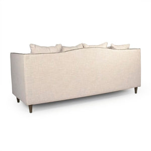 Zentique Sofa crafted with beech wood frame and breathable cotton upholstery for durable, cozy everyday comfort W83 x H34 x D33 F444-3 E993-B C128