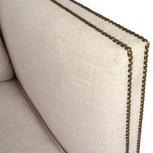 Zentique Sofa crafted with beech wood frame and breathable cotton upholstery for durable, cozy everyday comfort W83 x H34 x D33 F444-3 E993-B C128