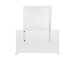 Alpine Furniture Clara Dresser Mirror With Sherwin Williams Finish — Dual Mounting, High-Quality Glass, Elegant Frame F7653-06