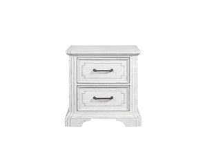 Alpine Furniture Clara Nightstand With Sherwin Williams Finish, Dovetail Drawers, Felt & Cedar Liners, Durable Elegance F7653-12