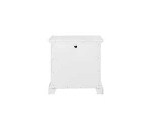 Alpine Furniture Clara Nightstand With Sherwin Williams Finish, Dovetail Drawers, Felt & Cedar Liners, Durable Elegance F7653-12