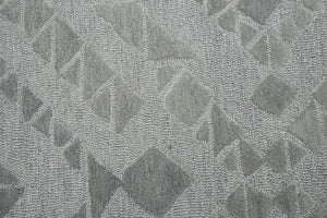 Rizzy Fifth Avenue FA114B Hand Tufted Casual/Tone on tone Wool Rug Gray 9' x 12'