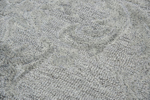 Rizzy Fifth Avenue FA115B Hand Tufted Casual/Tone on tone Wool Rug Gray 9' x 12'