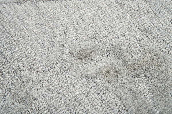Rizzy Fifth Avenue FA116B Hand Tufted Casual/Tone on tone Wool Rug Gray 9' x 12'