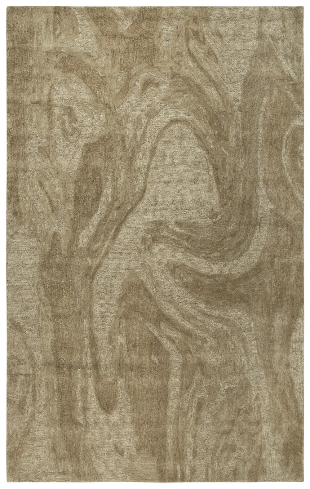 Rizzy Fifth Avenue FA120B Hand Tufted Casual/Tone on tone Wool Rug Brown 9' x 12'