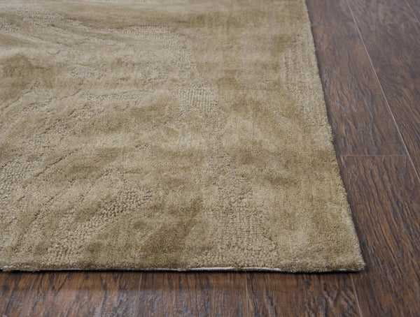 Rizzy Fifth Avenue FA120B Hand Tufted Casual/Tone on tone Wool Rug Brown 9' x 12'